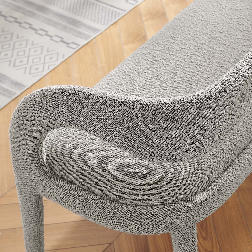 Pinnacle Boucle Fabric Accent Bench By Modway - EEI-6571 | Benches | Modishstore - 24