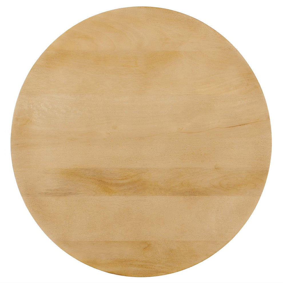 Lina Round Wood Side Table By Modway - EEI-6573 | Side Tables | Modishstore - 3