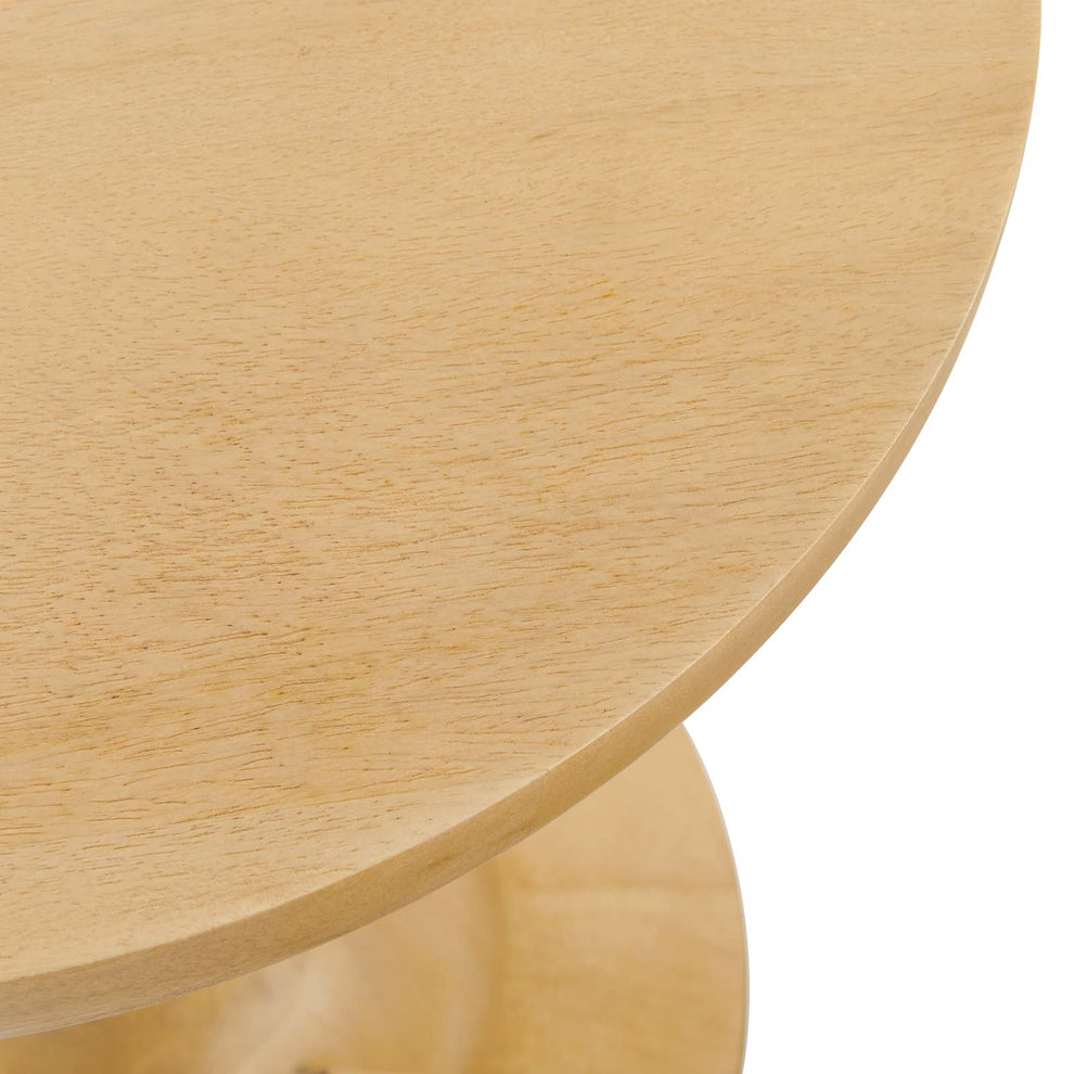 Lina Round Wood Side Table By Modway - EEI-6573 | Side Tables | Modishstore - 4