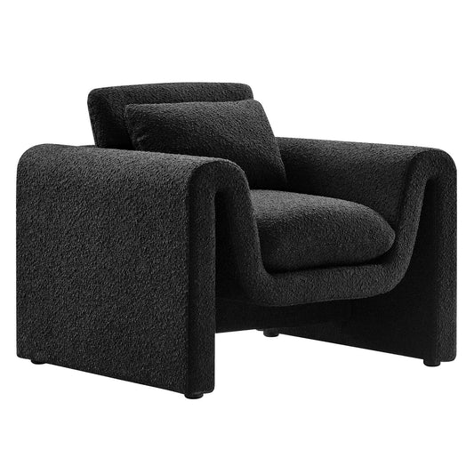 Waverly Boucle Upholstered Armchair By Modway - EEI-6575 | Armchairs | Modishstore - 1