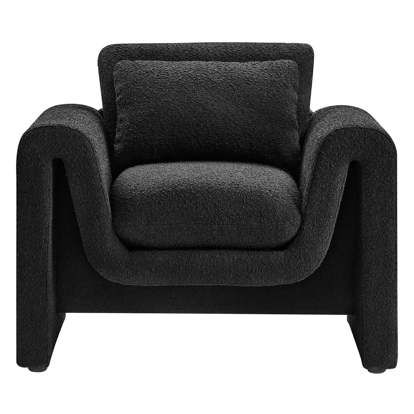 Waverly Boucle Upholstered Armchair By Modway - EEI-6575 | Armchairs | Modishstore - 5