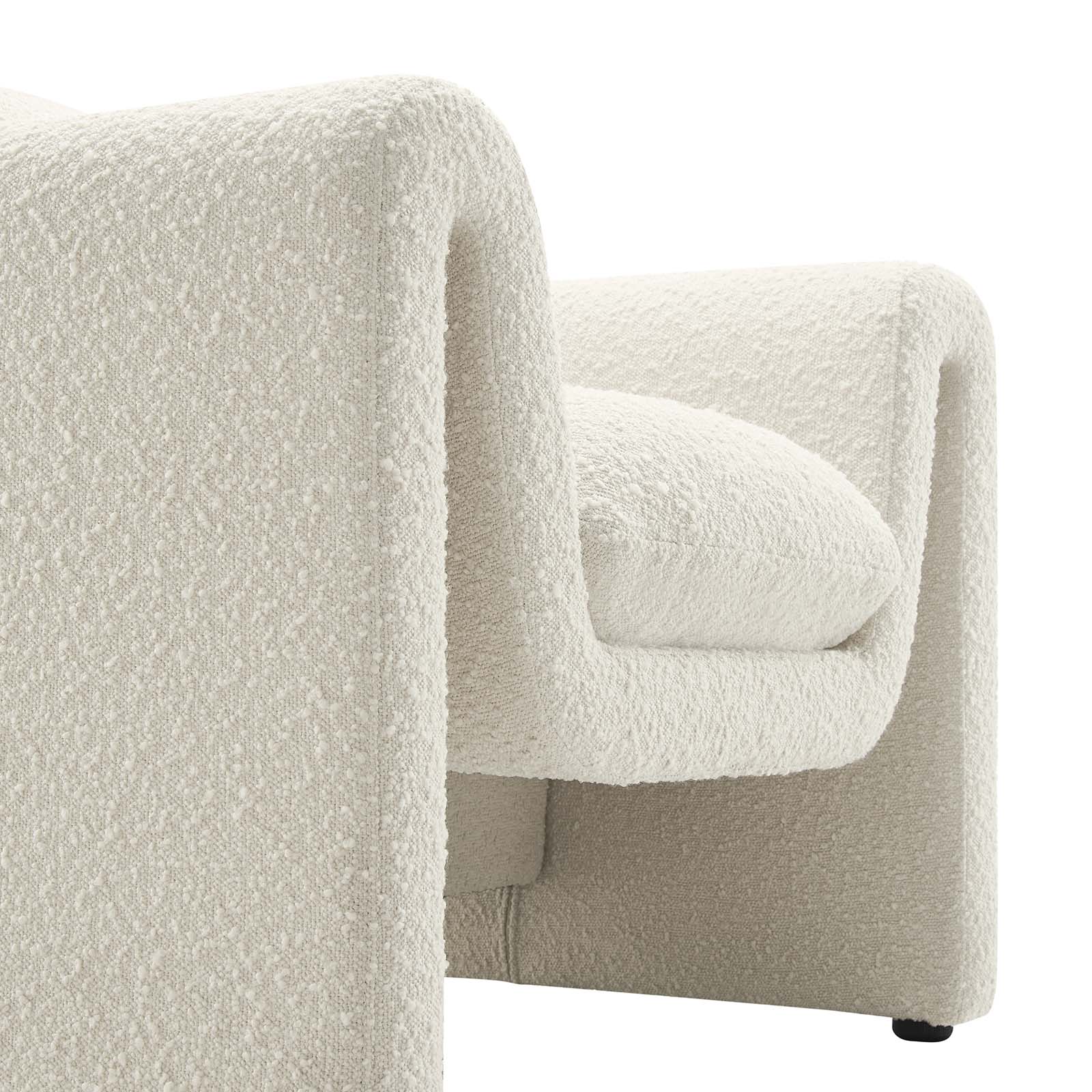 Waverly Boucle Upholstered Armchair By Modway - EEI-6575 | Armchairs | Modishstore - 14