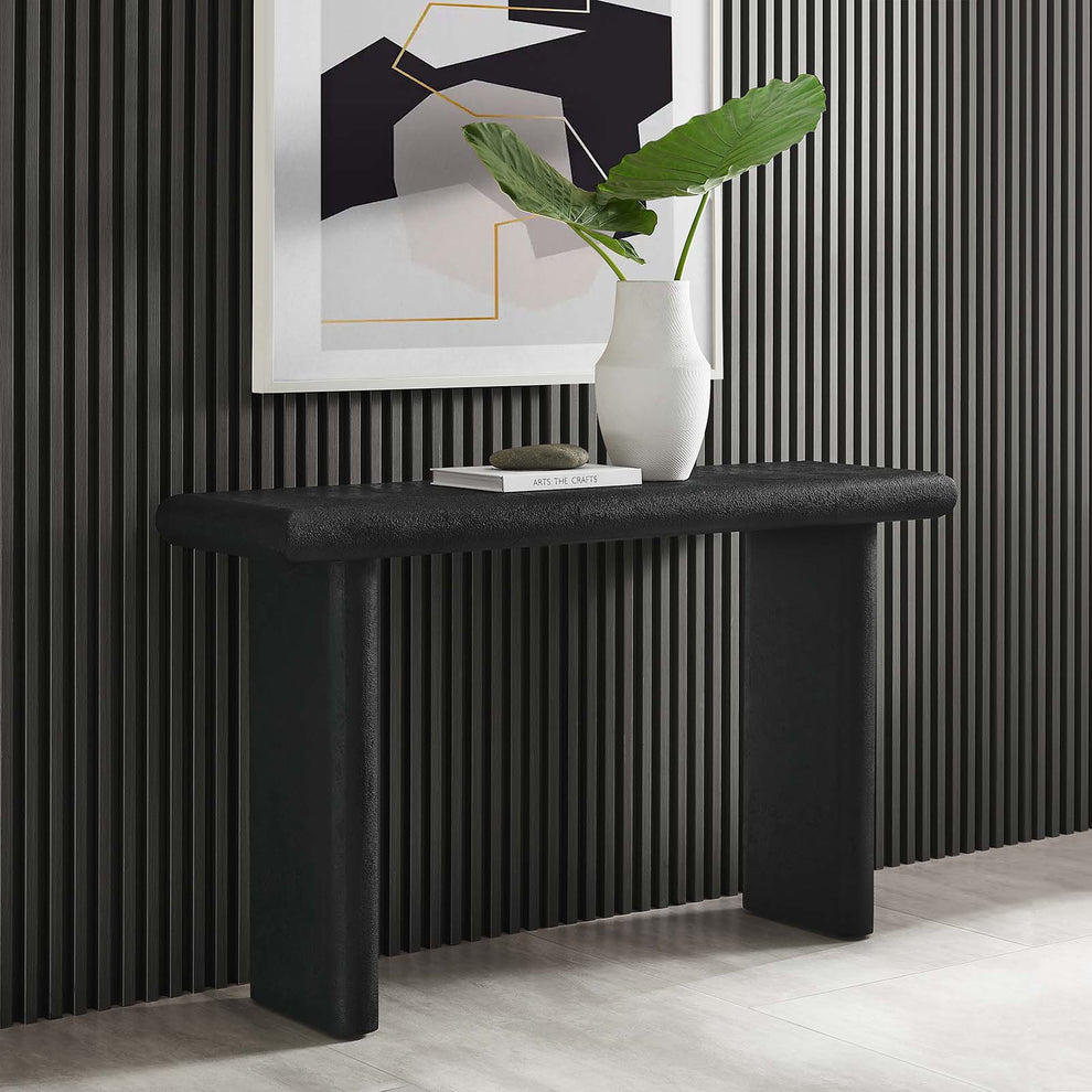 Relic Concrete Textured Console Table By Modway - EEI-6577 | Console Tables | Modishstore - 1