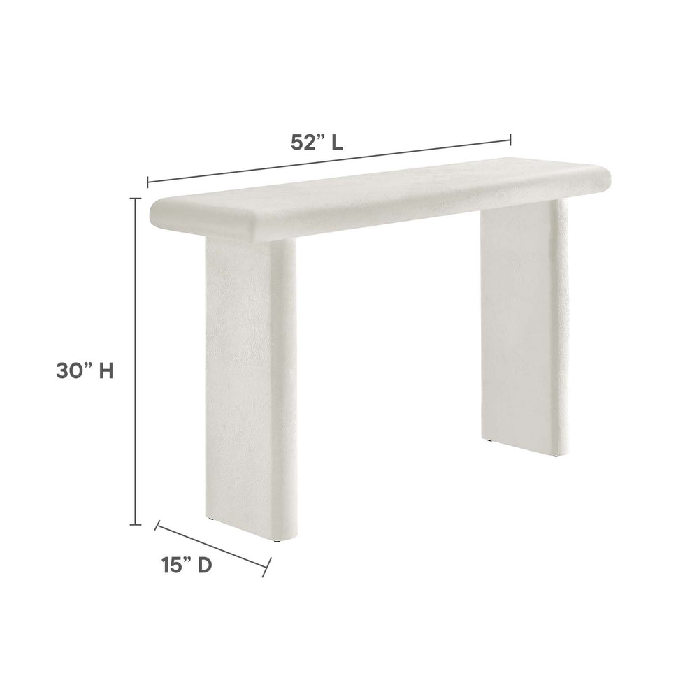 Relic Concrete Textured Console Table By Modway - EEI-6577 | Console Tables | Modishstore - 17