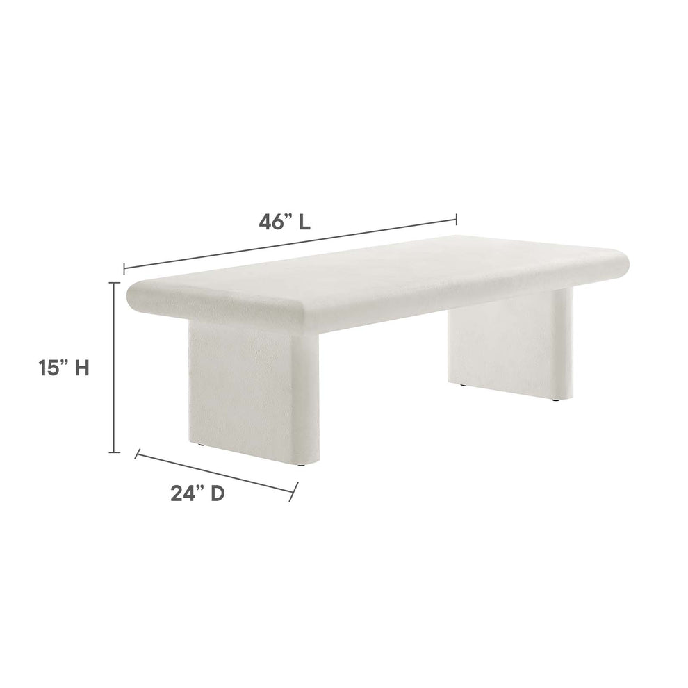 Relic Concrete Textured Coffee Table By Modway - EEI-6578 | Coffee Tables | Modishstore - 17
