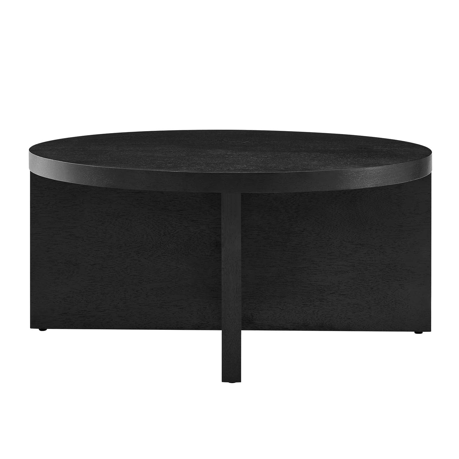 Silas Round Wood Coffee Table By Modway - EEI-6580 | Coffee Tables | Modishstore - 3