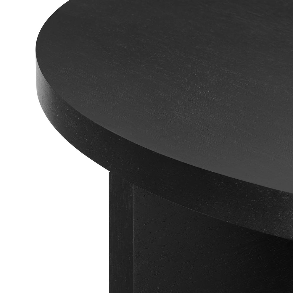 Silas Round Wood Coffee Table By Modway - EEI-6580 | Coffee Tables | Modishstore - 5