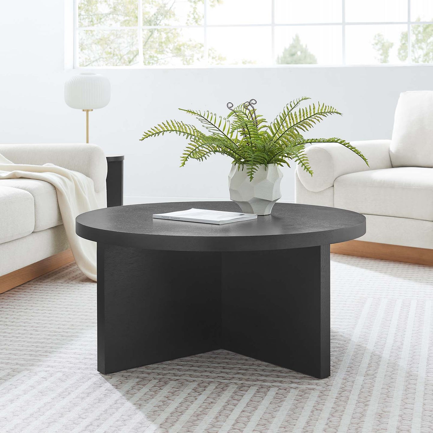 Silas Round Wood Coffee Table By Modway - EEI-6580 | Coffee Tables | Modishstore