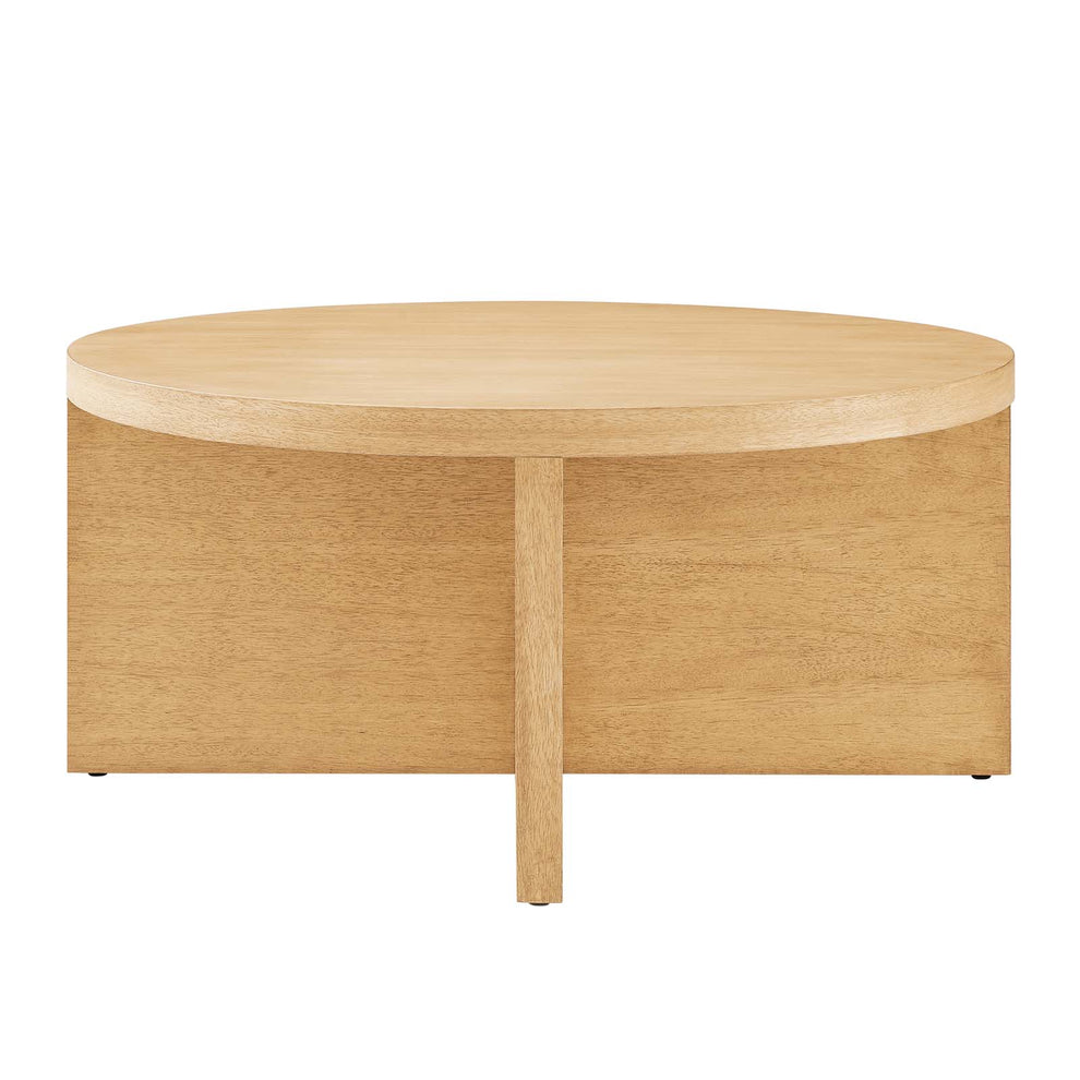 Silas Round Wood Coffee Table By Modway - EEI-6580 | Coffee Tables | Modishstore - 10