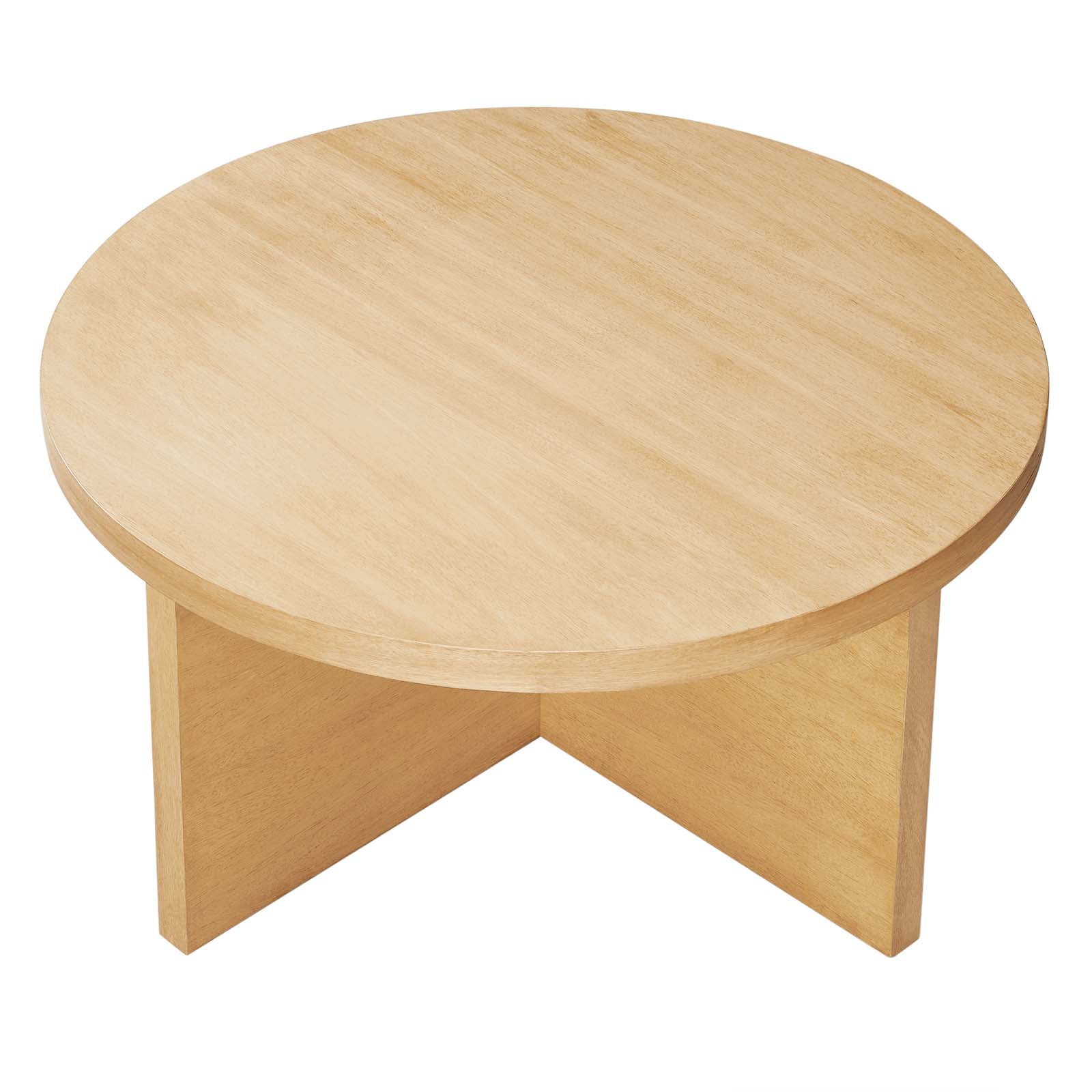 Silas Round Wood Coffee Table By Modway - EEI-6580 | Coffee Tables | Modishstore - 11