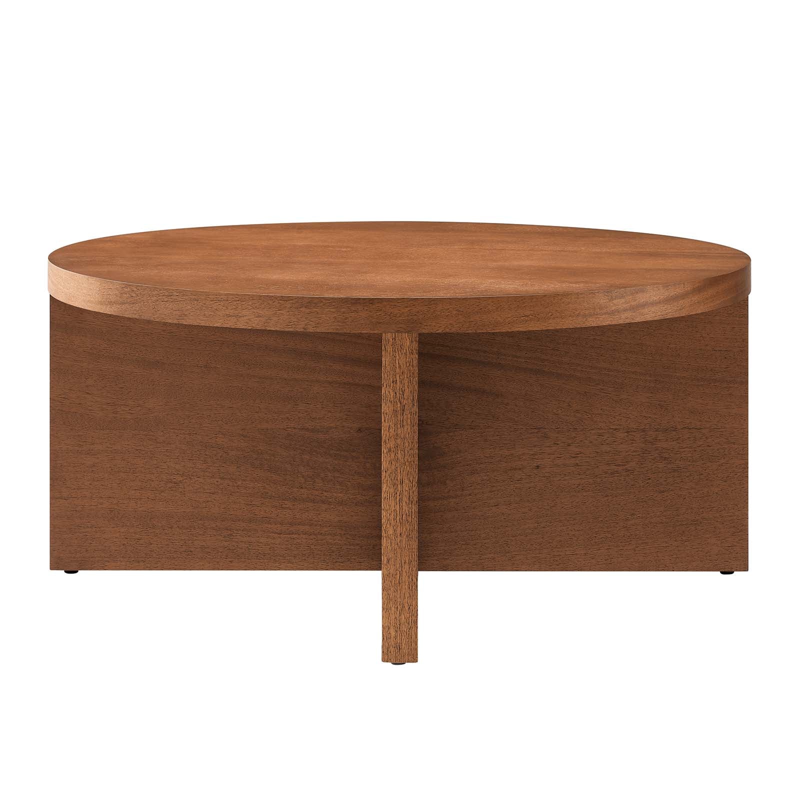Silas Round Wood Coffee Table By Modway - EEI-6580 | Coffee Tables | Modishstore - 18