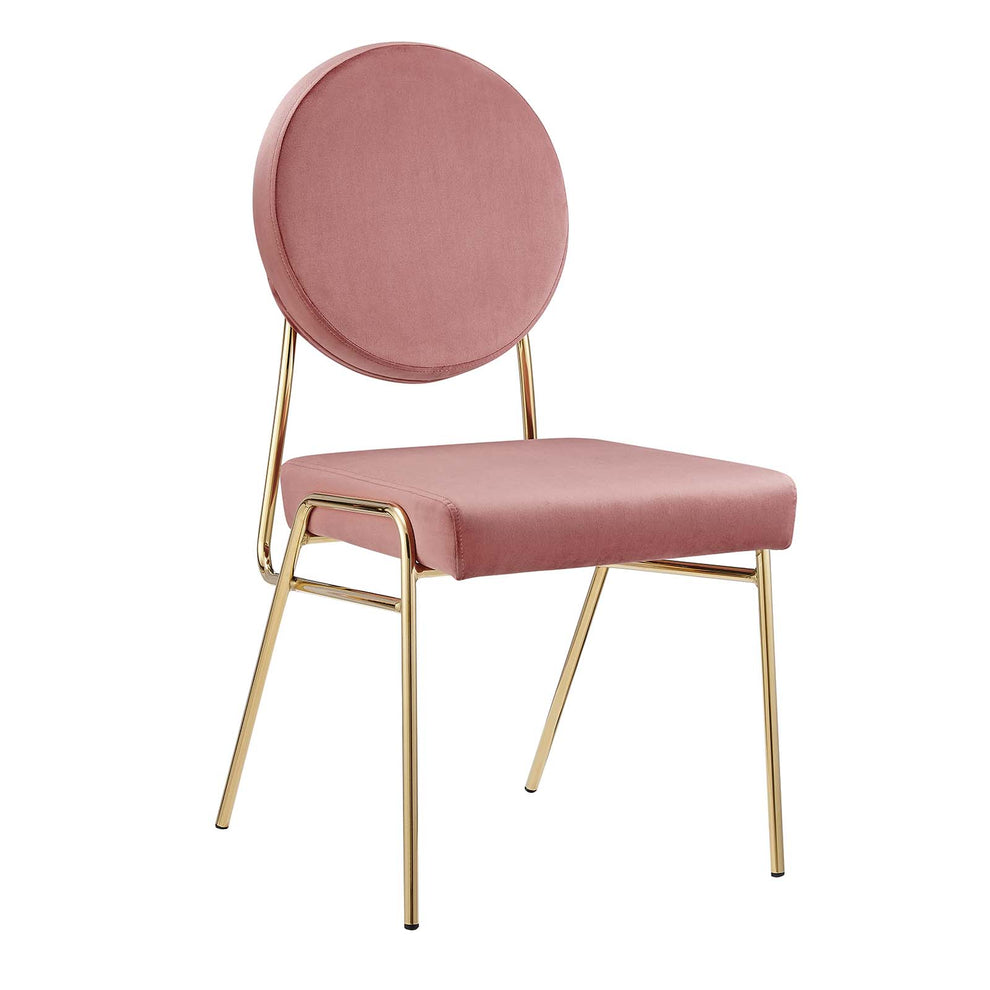 Craft Performance Velvet Dining Side Chairs - Set of 2 By Modway - EEI-6581 | Dining Chairs | Modishstore - 2