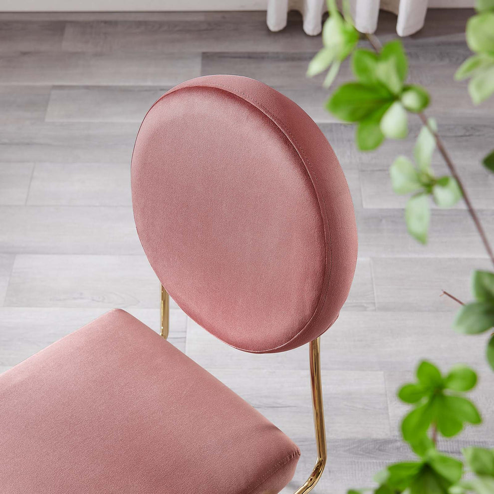 Craft Performance Velvet Dining Side Chairs - Set of 2 By Modway - EEI-6581 | Dining Chairs | Modishstore - 3