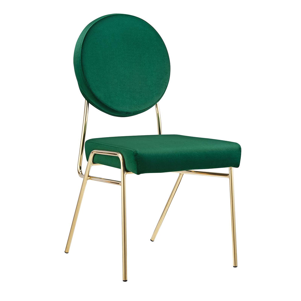 Craft Performance Velvet Dining Side Chairs - Set of 2 By Modway - EEI-6581 | Dining Chairs | Modishstore - 12