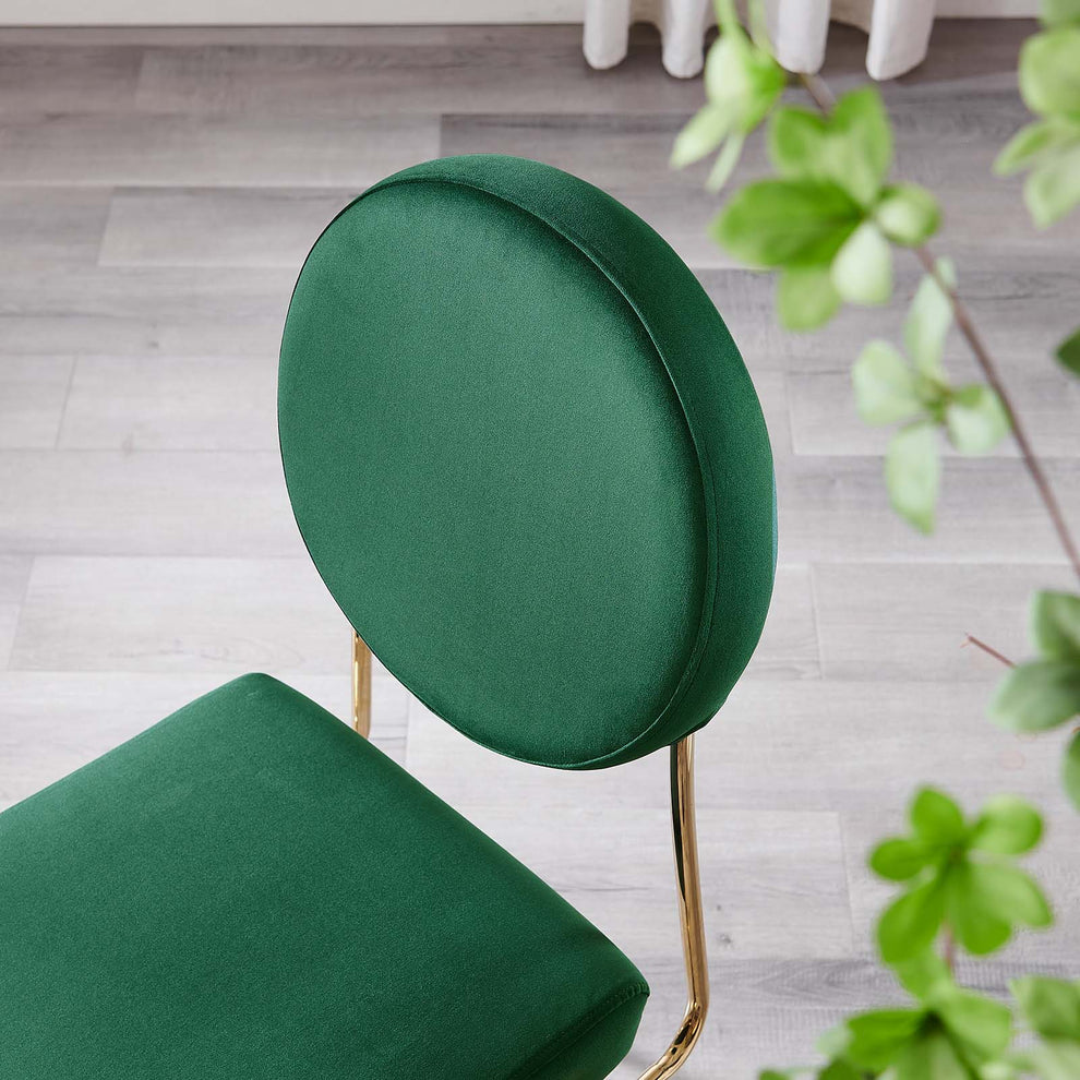 Craft Performance Velvet Dining Side Chairs - Set of 2 By Modway - EEI-6581 | Dining Chairs | Modishstore - 13
