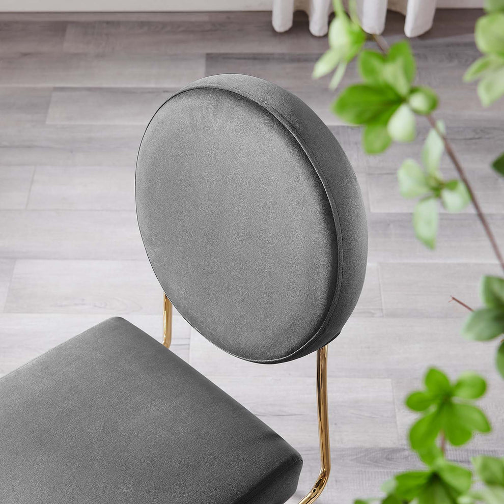 Craft Performance Velvet Dining Side Chairs - Set of 2 By Modway - EEI-6581 | Dining Chairs | Modishstore - 24