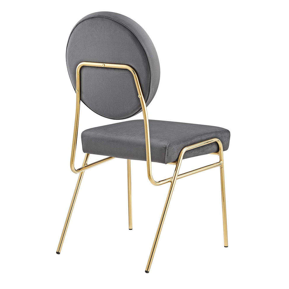 Craft Performance Velvet Dining Side Chairs - Set of 2 By Modway - EEI-6581 | Dining Chairs | Modishstore - 28