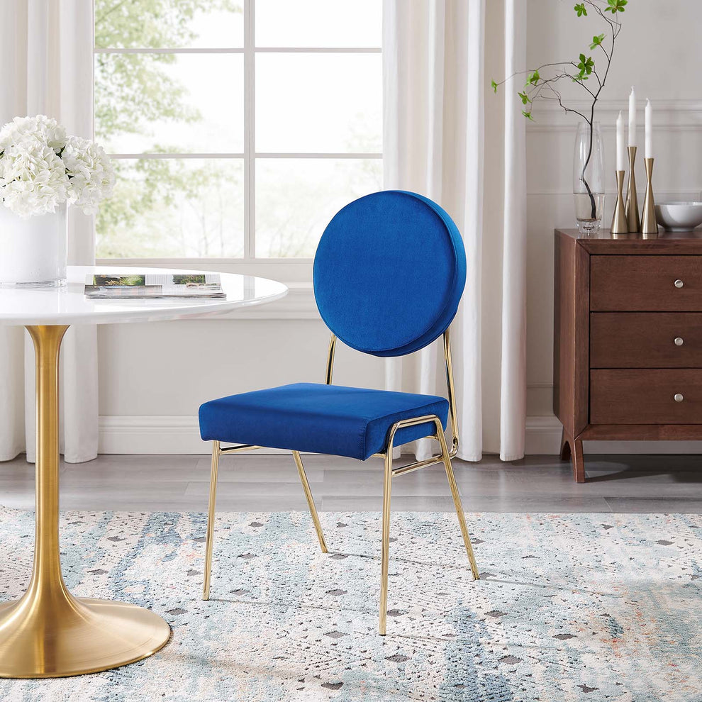 Craft Performance Velvet Dining Side Chairs - Set of 2 By Modway - EEI-6581 | Dining Chairs | Modishstore - 36