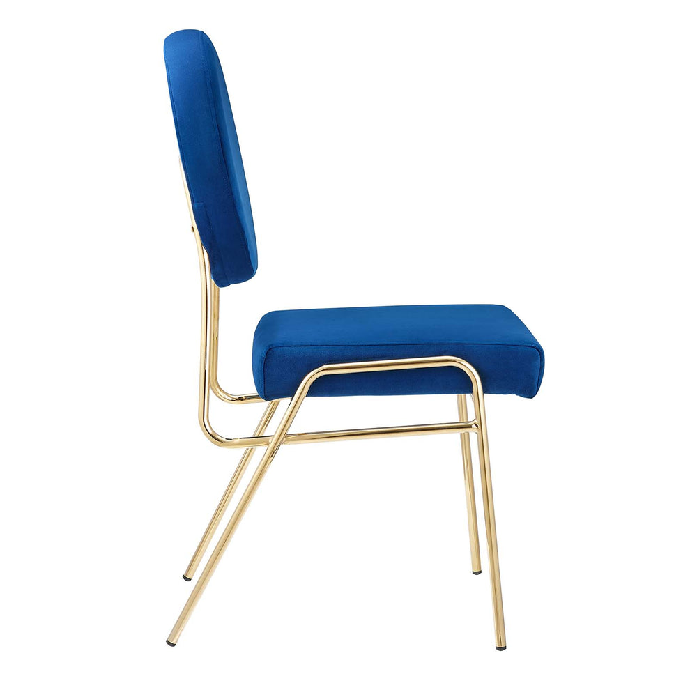 Craft Performance Velvet Dining Side Chairs - Set of 2 By Modway - EEI-6581 | Dining Chairs | Modishstore - 38