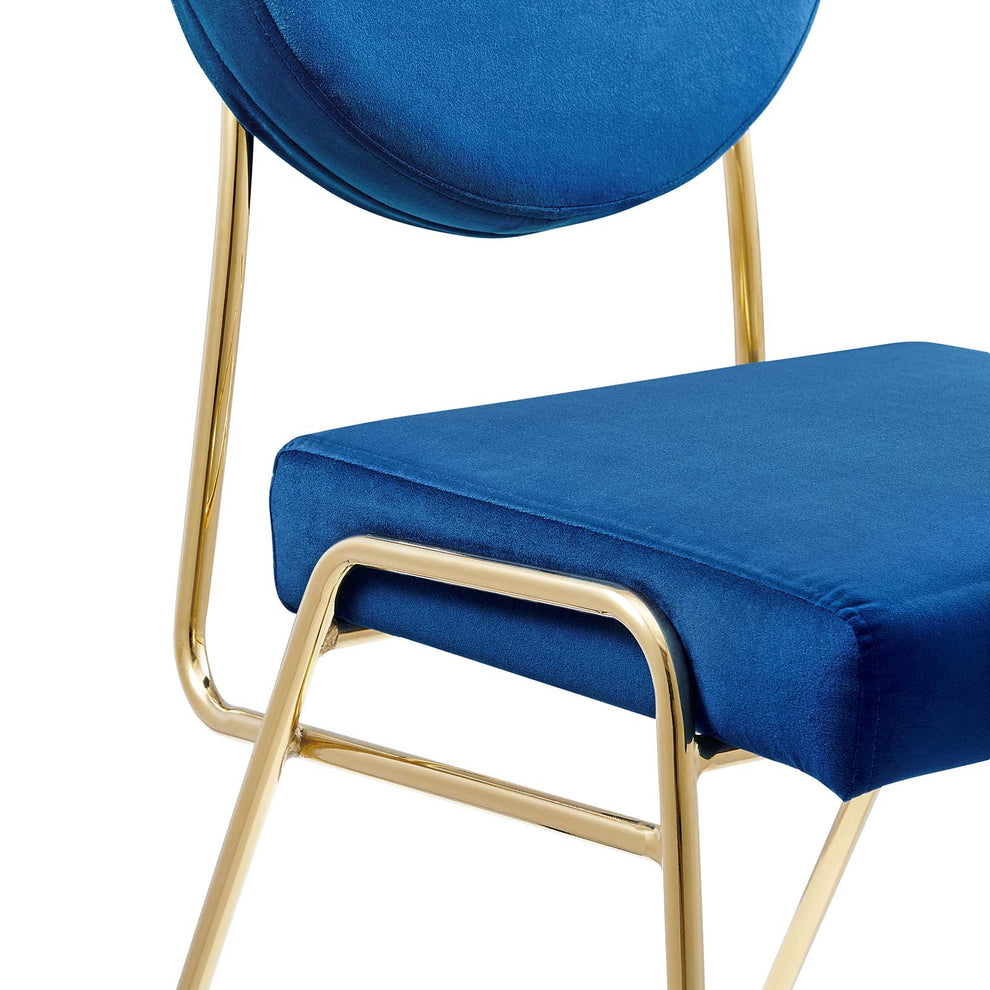 Craft Performance Velvet Dining Side Chairs - Set of 2 By Modway - EEI-6581 | Dining Chairs | Modishstore - 41