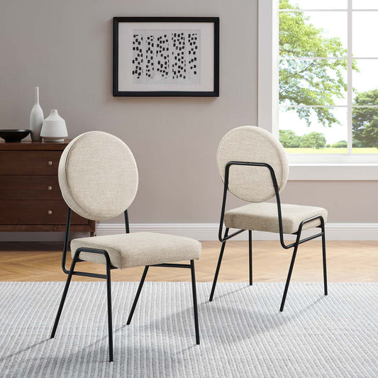 Craft Upholstered Fabric Dining Side Chairs - Set of 2 By Modway - EEI-6582 | Dining Chairs | Modishstore