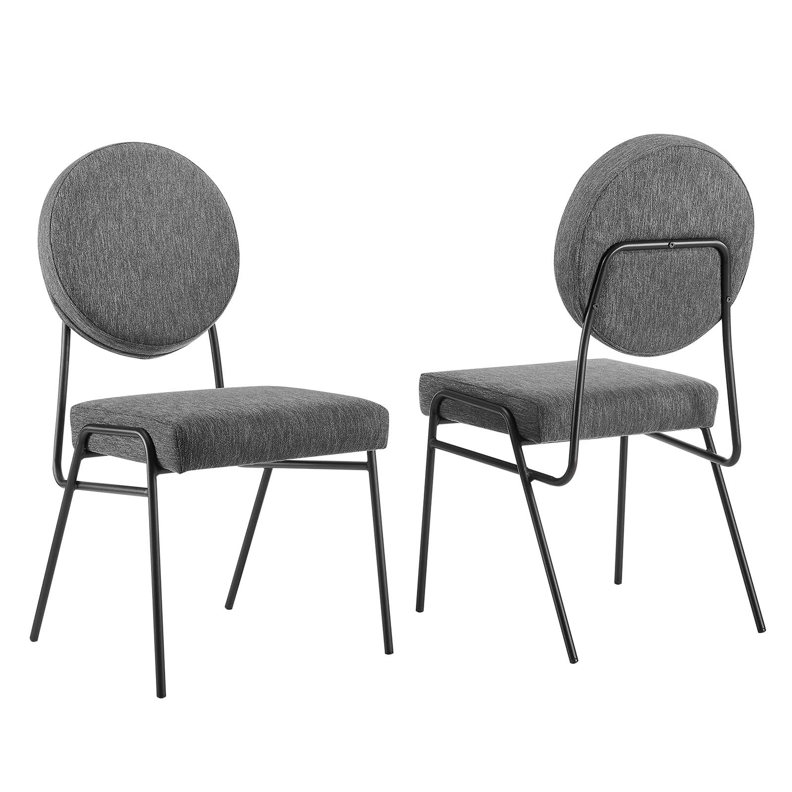 Craft Upholstered Fabric Dining Side Chairs - Set of 2 By Modway - EEI-6582 | Dining Chairs | Modishstore - 18