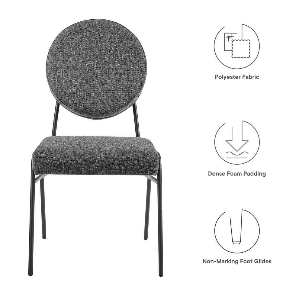 Craft Upholstered Fabric Dining Side Chairs - Set of 2 By Modway - EEI-6582 | Dining Chairs | Modishstore - 20