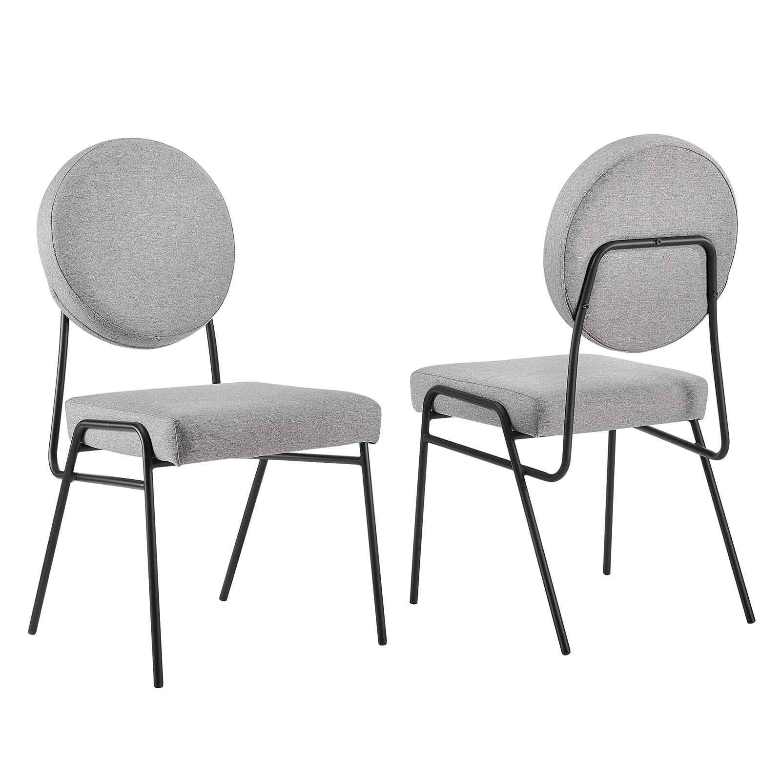 Craft Upholstered Fabric Dining Side Chairs - Set of 2 By Modway - EEI-6582 | Dining Chairs | Modishstore - 28