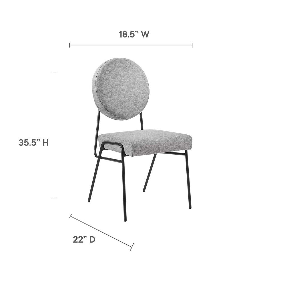 Craft Upholstered Fabric Dining Side Chairs - Set of 2 By Modway - EEI-6582 | Dining Chairs | Modishstore - 29