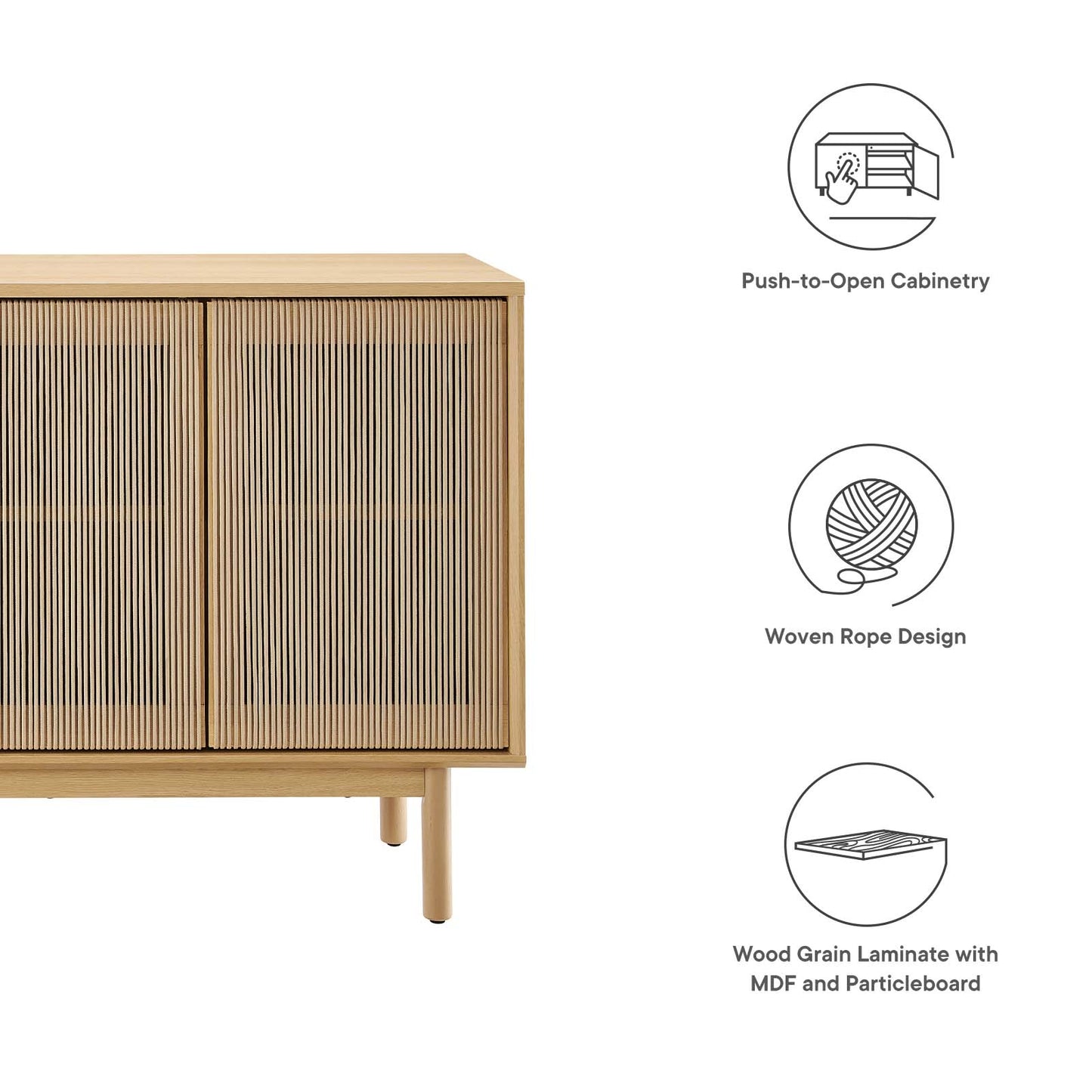 Milo 63” Sideboard By Modway - EEI-6583 | Sideboards | Modway - 8
