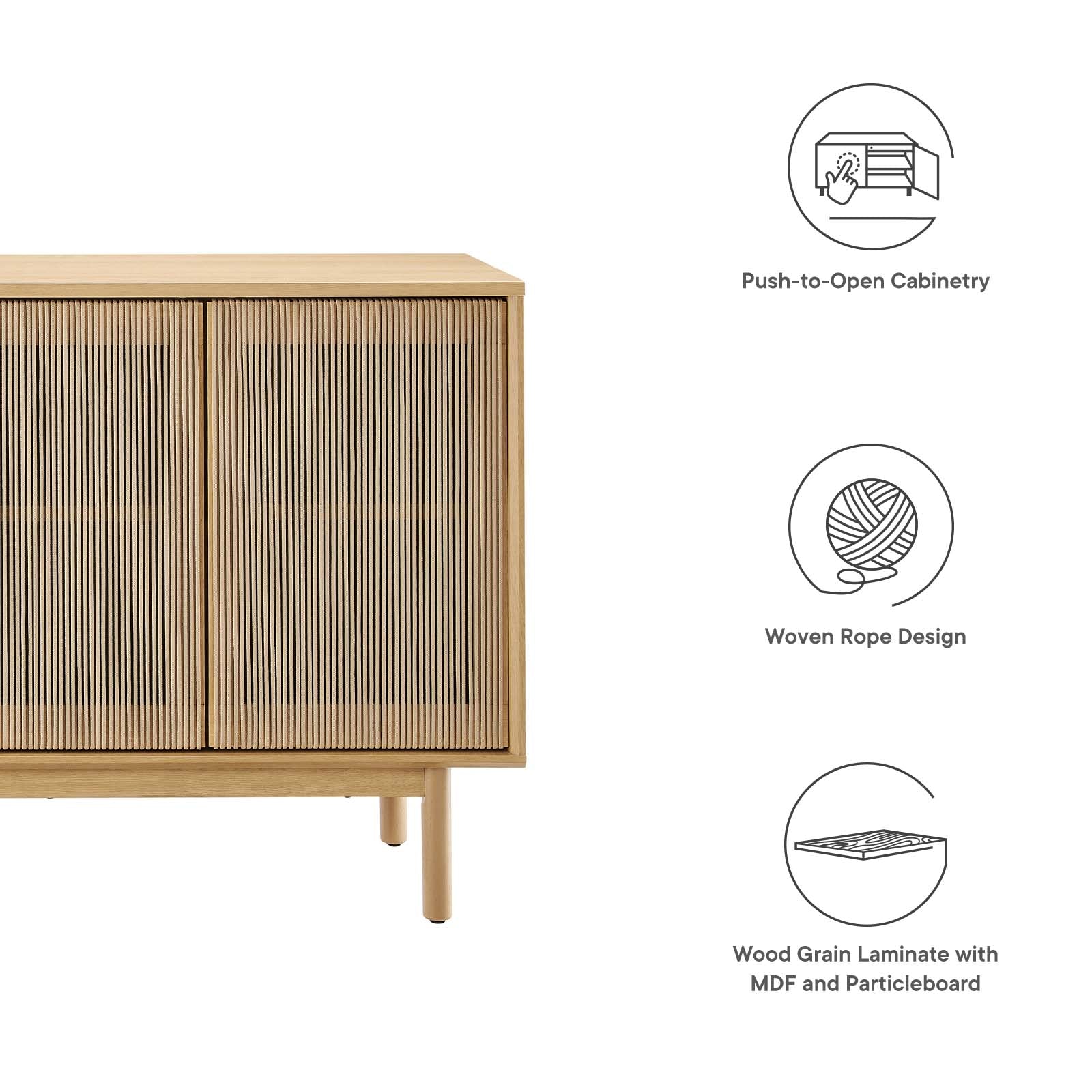 Milo 63” Sideboard By Modway - EEI-6583 | Sideboards | Modishstore - 8