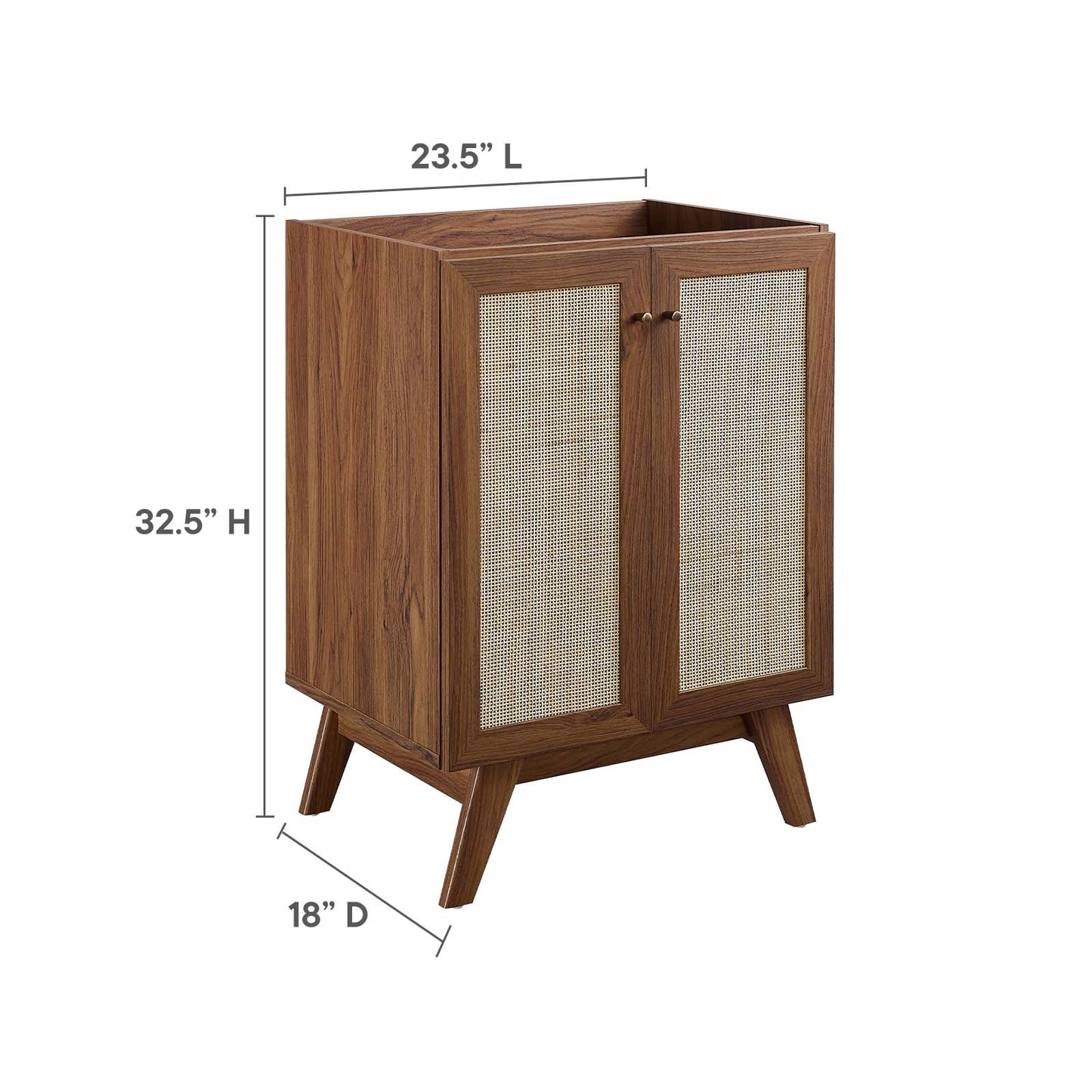 Soma 24” Bathroom Vanity Cabinet (Sink Basin Not Included) By Modway - EEI-6586 | Bathroom Accessories | Modishstore - 18