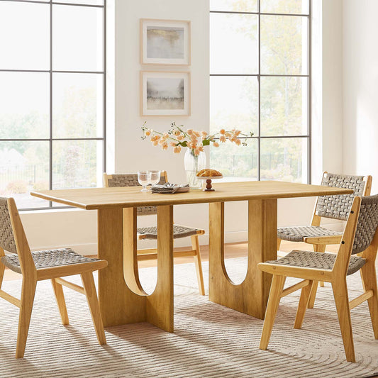 Rivian Rectangular 70" Wood Dining Table By Modway - EEI-6593 | Dining Tables | Modishstore - 1
