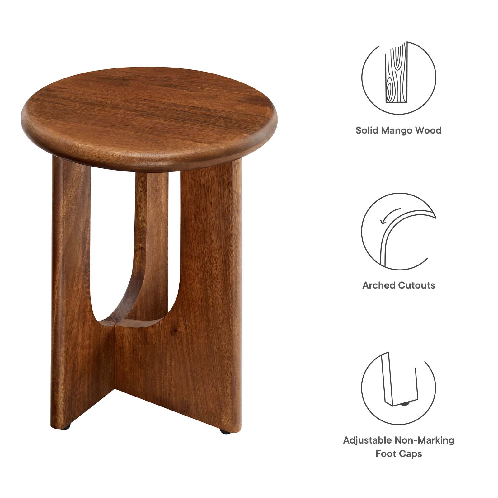 Rivian Round Side Table By Modway - EEI-6595 | Side Tables | Modishstore - 15