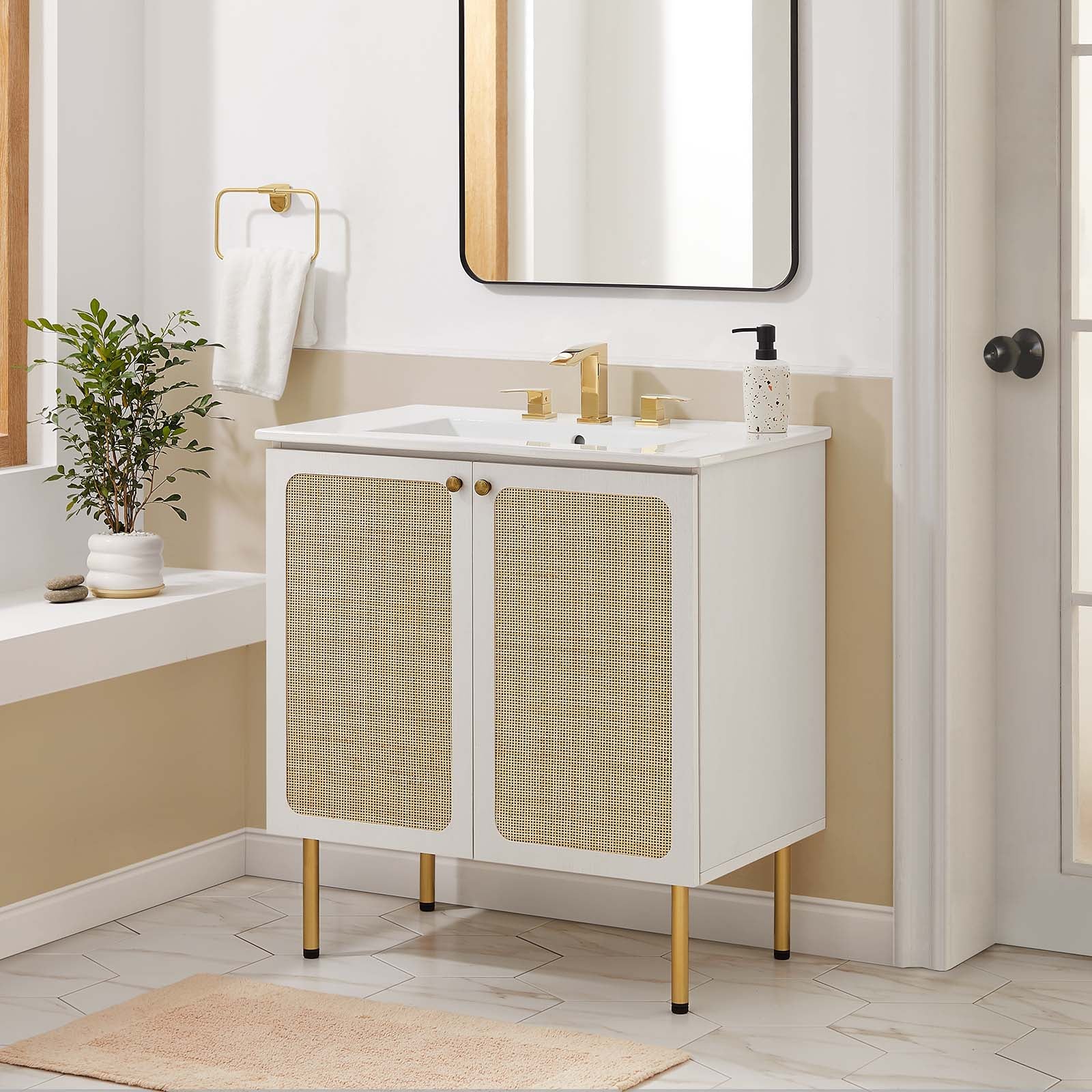 Chaucer 30" Bathroom Vanity Cabinet (Sink Basin Not Included) By Modway - EEI-6602 | Bathroom Accessories | Modishstore - 27