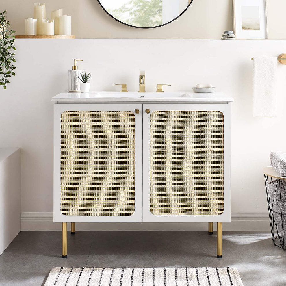 Chaucer 36" Bathroom Vanity Cabinet (Sink Basin Not Included) By Modway - EEI-6603 | Bathroom Accessories | Modishstore - 27