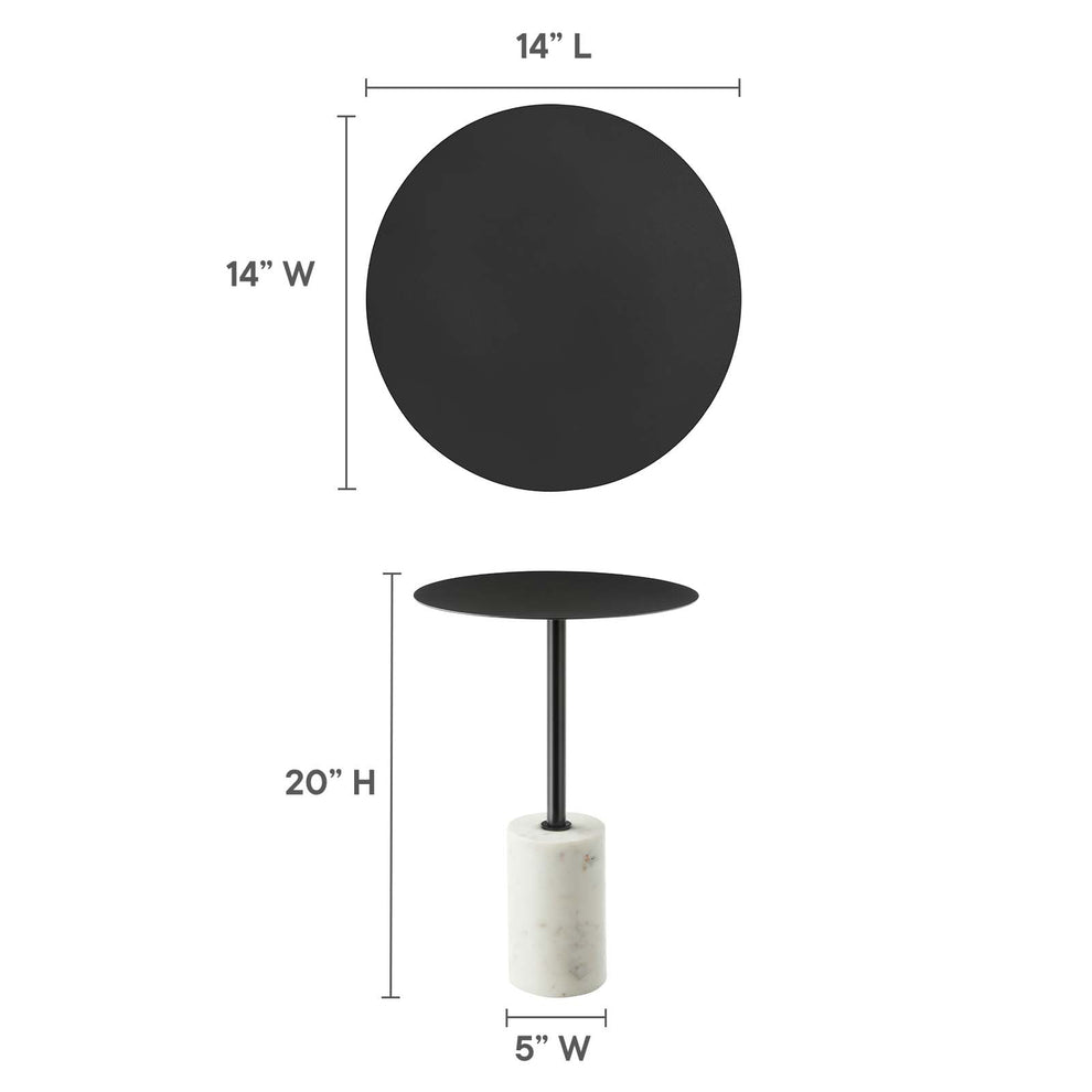 Lyric Round Side Table By Modway - EEI-6605 | Side Tables | Modishstore - 8