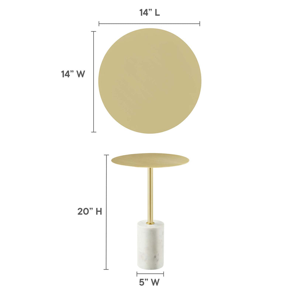 Lyric Round Side Table By Modway - EEI-6605 | Side Tables | Modishstore - 17