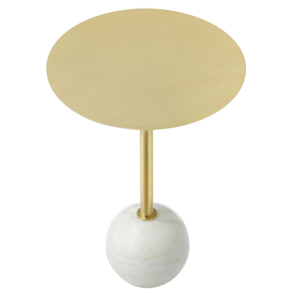 Aliza Round Acacia Wood Side Table By Modway - EEI-6606 | Side Tables | Modishstore - 11