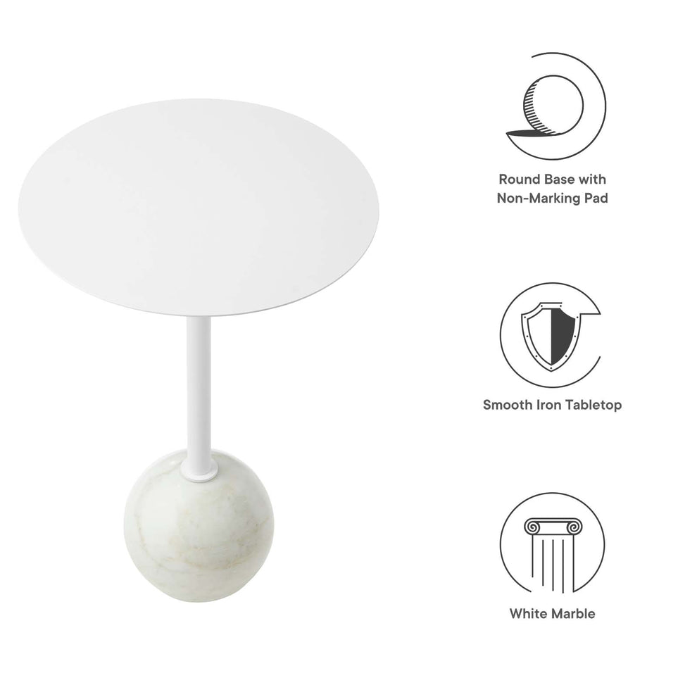 Aliza Round Acacia Wood Side Table By Modway - EEI-6606 | Side Tables | Modishstore - 24