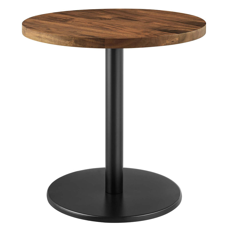 Viva Round Acacia Wood Side Table By Modway - EEI-6610 | Side Tables | Modishstore - 1