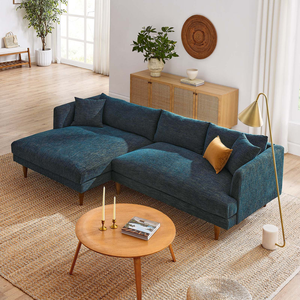 Zoya Left-Facing Down Filled Overstuffed Sectional Sofa By Modway - EEI-6611 | Sectional | Modishstore - 1