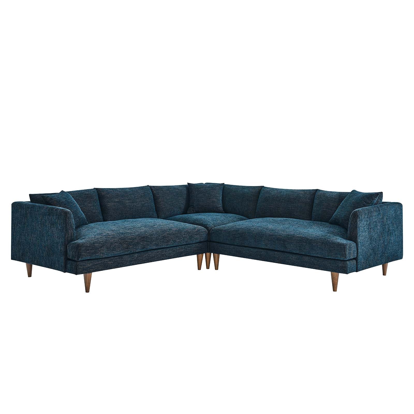 Zoya Down Filled Overstuffed 3 Piece Sectional Sofa By Modway - EEI-6613 | Sectional | Modishstore - 2