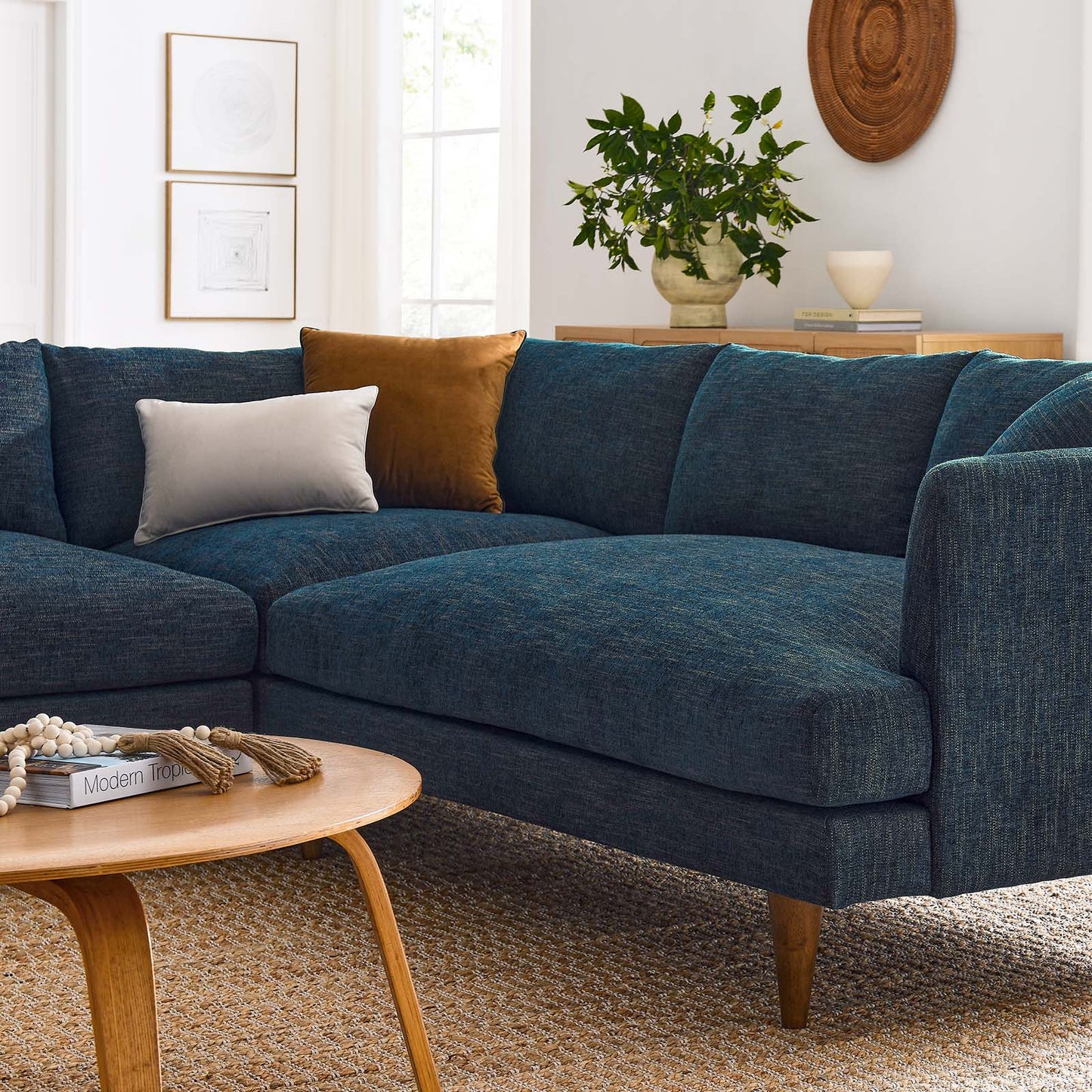 Zoya Down Filled Overstuffed 3 Piece Sectional Sofa By Modway - EEI-6613 | Sectional | Modishstore - 6