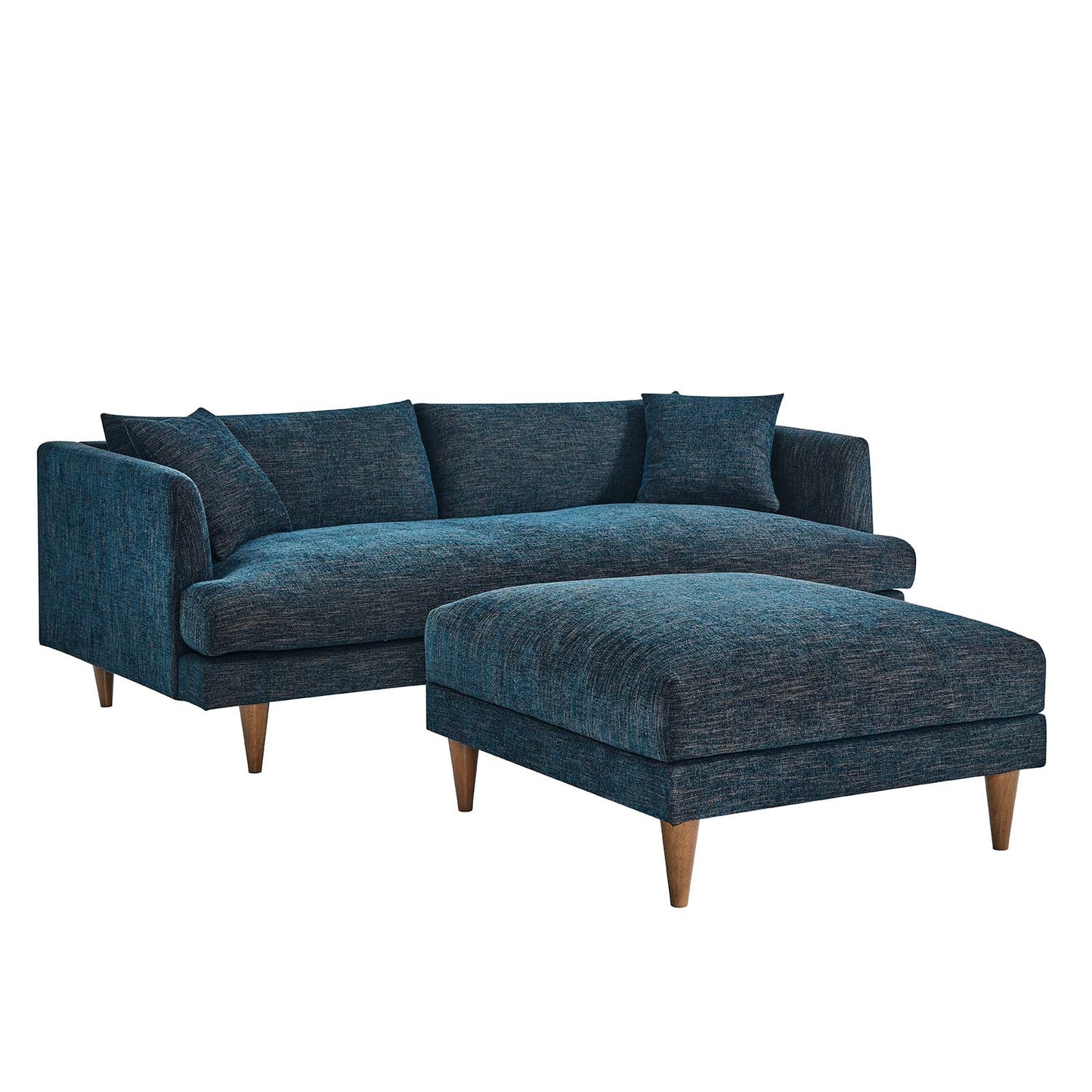 Zoya Down Filled Overstuffed Sofa and Ottoman Set By Modway - EEI-6614 | Sectional | Modishstore - 2