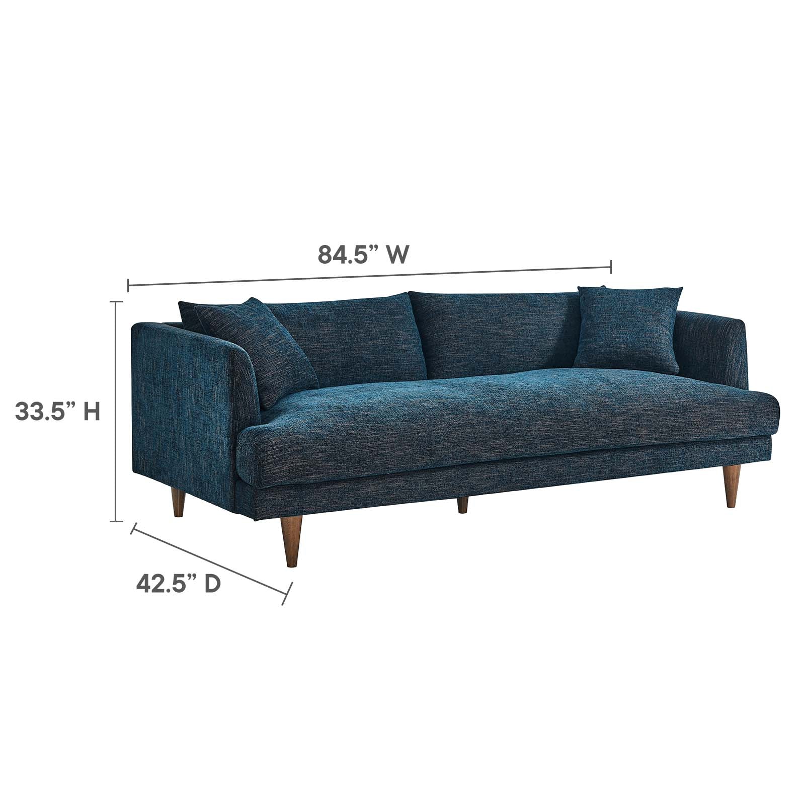 Zoya Down Filled Overstuffed Sofa and Ottoman Set By Modway - EEI-6614 | Sectional | Modishstore - 8