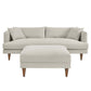 Zoya Down Filled Overstuffed Sofa and Ottoman Set By Modway - EEI-6614 | Sectional | Modishstore - 12