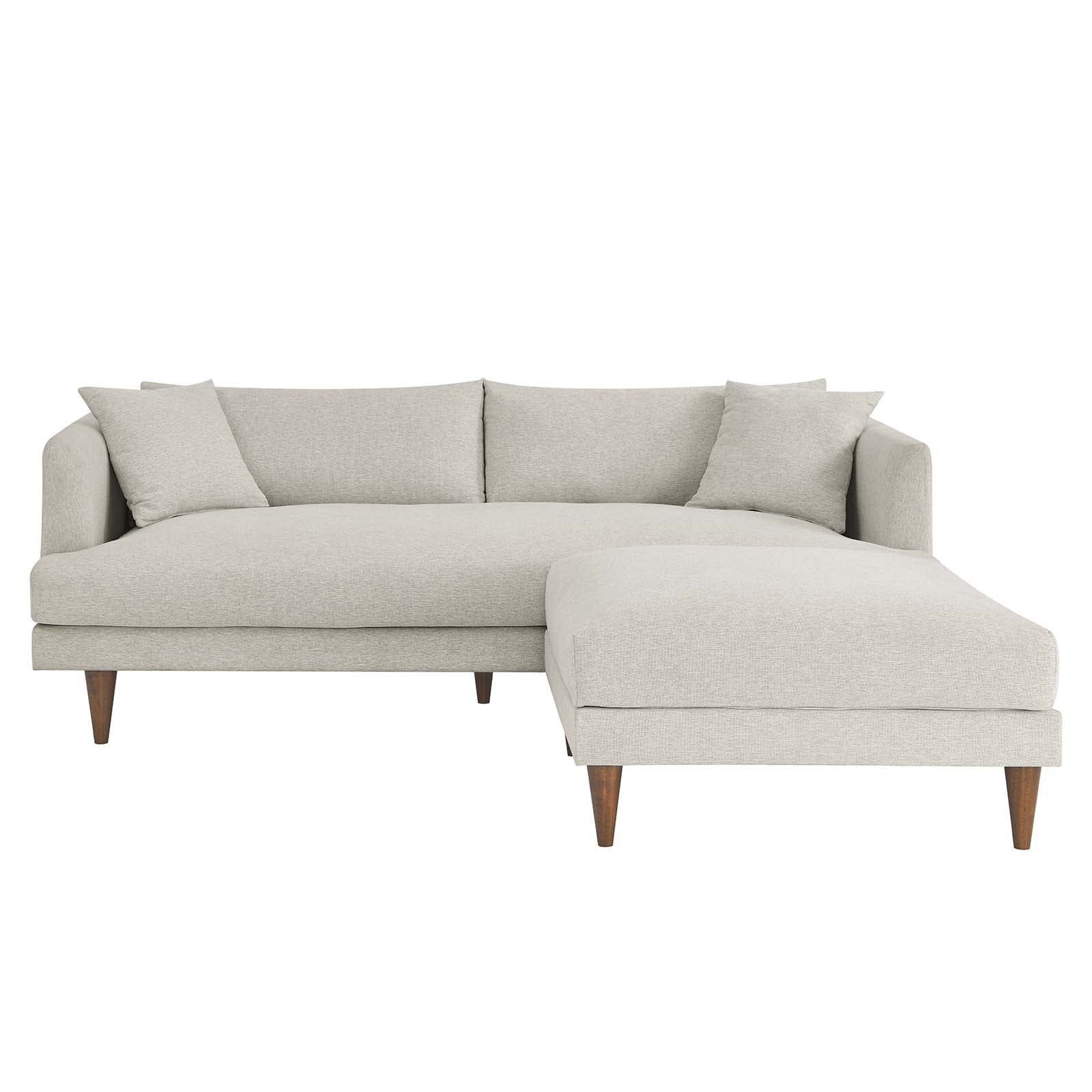 Zoya Down Filled Overstuffed Sofa and Ottoman Set By Modway - EEI-6614 | Sectional | Modishstore - 16