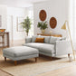 Zoya Down Filled Overstuffed Sofa and Ottoman Set By Modway - EEI-6614 | Sectional | Modishstore - 24