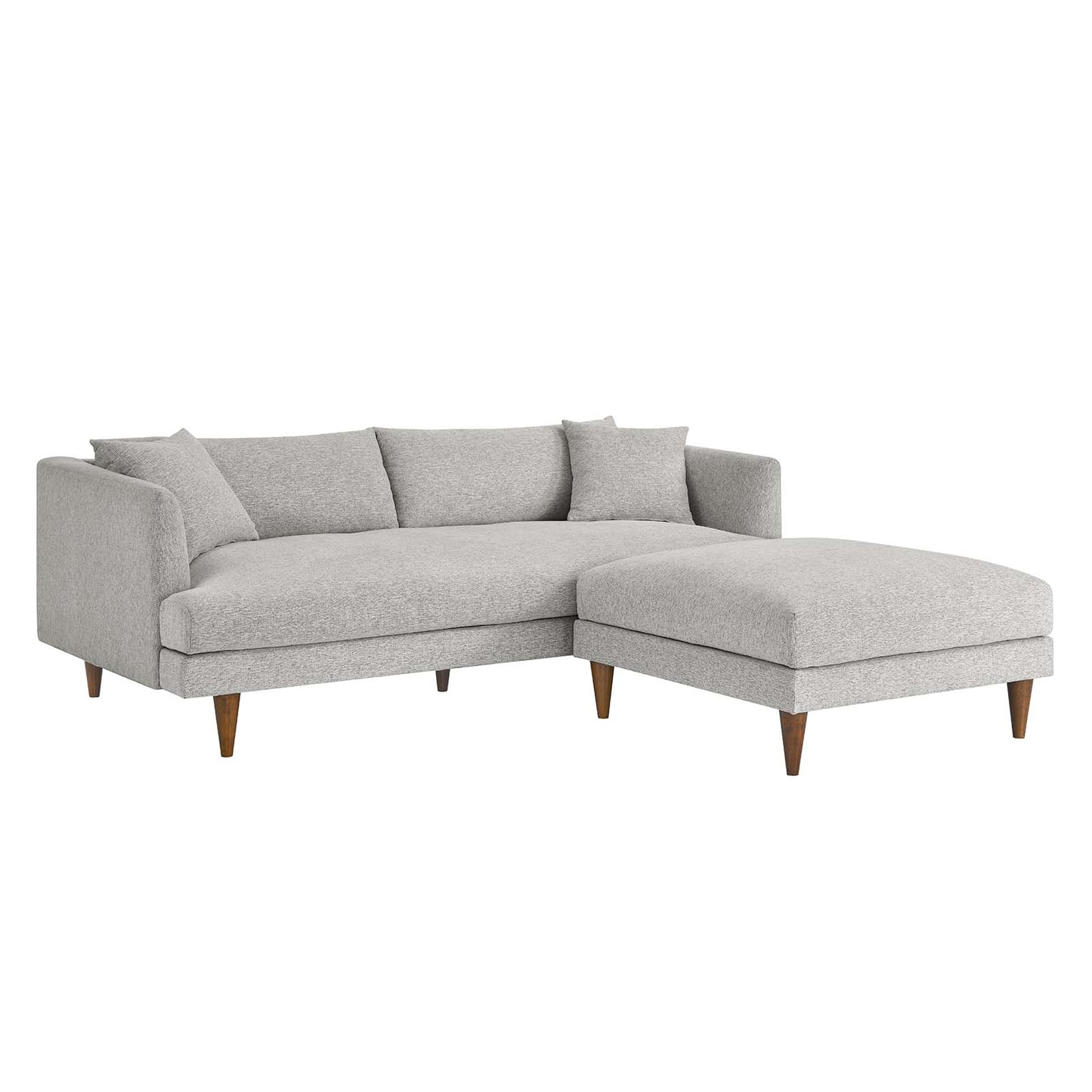Zoya Down Filled Overstuffed Sofa and Ottoman Set By Modway - EEI-6614 | Sectional | Modishstore - 25